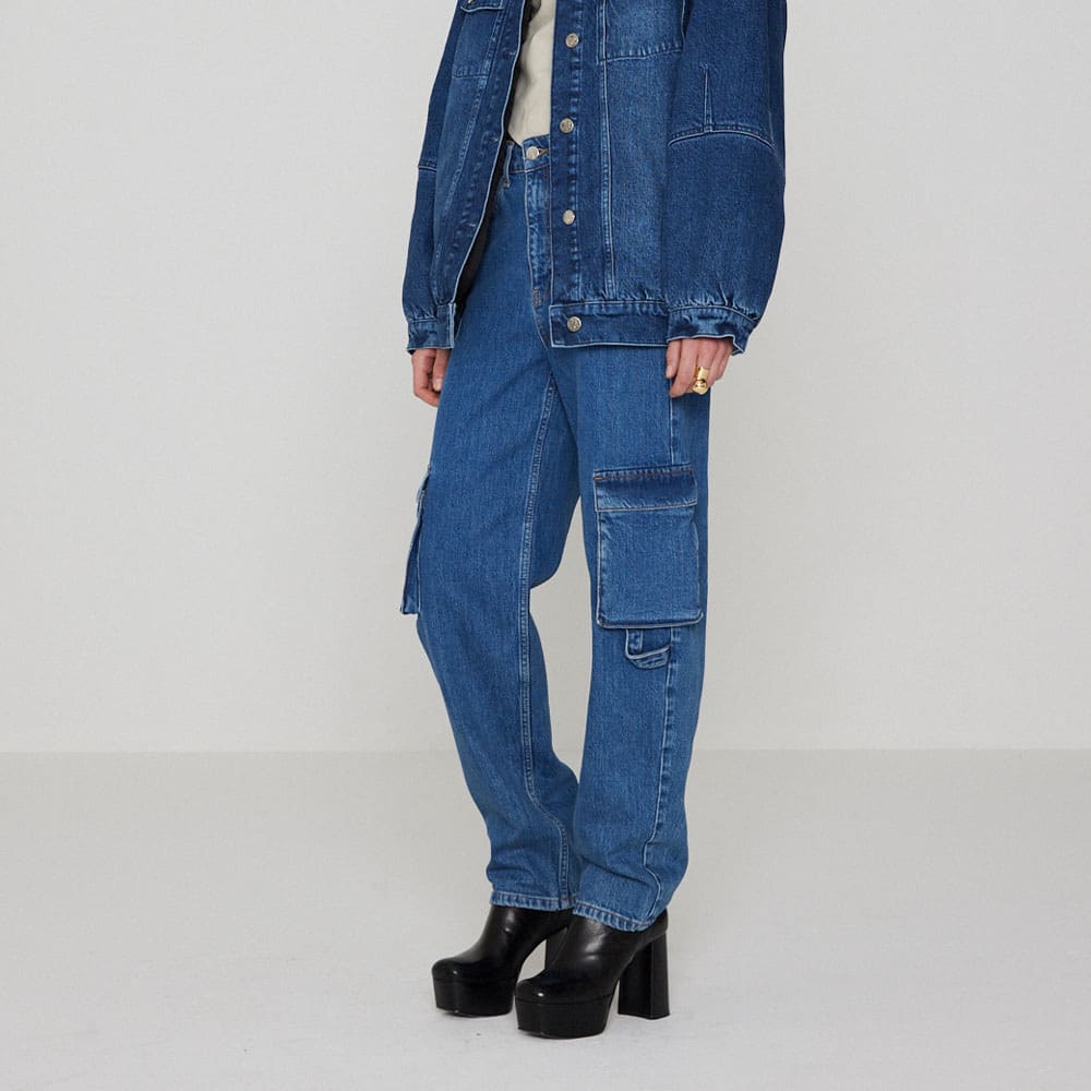 Olina Jeans, Medium Blue