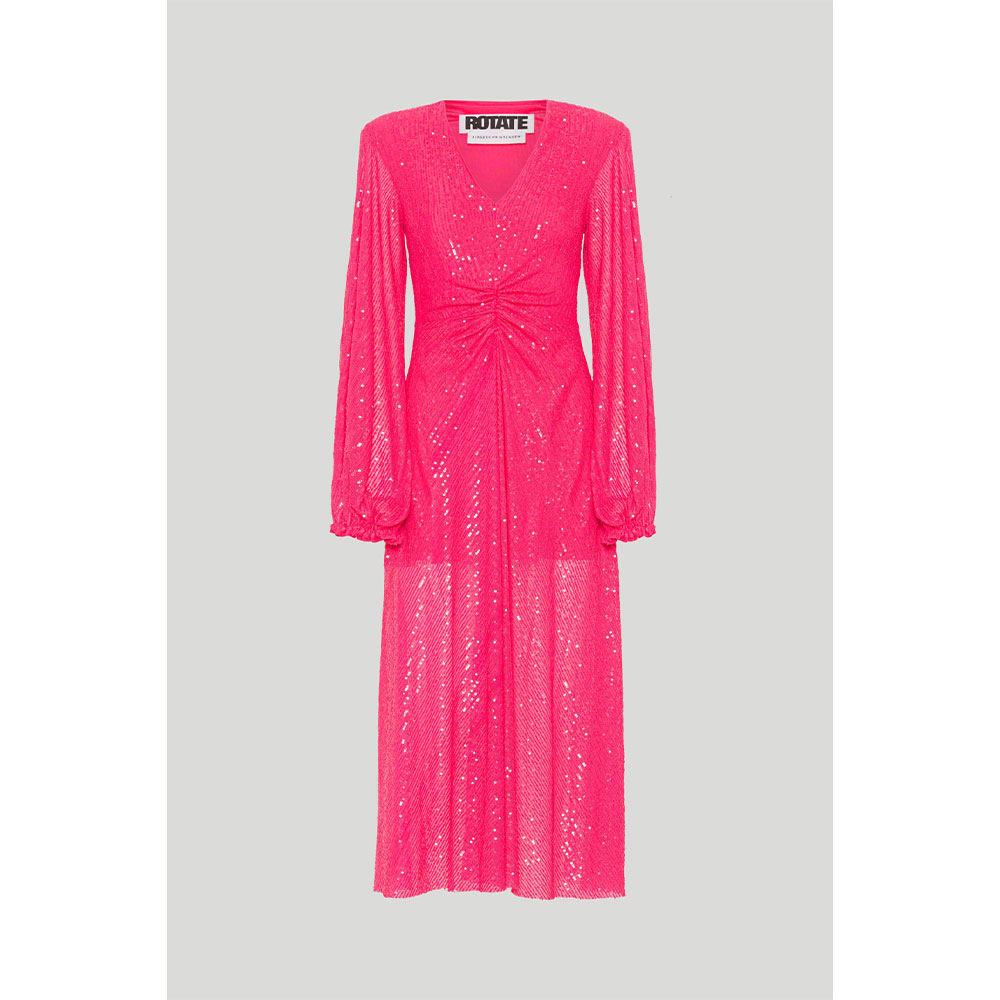Sirin Dress, Knockout Pink