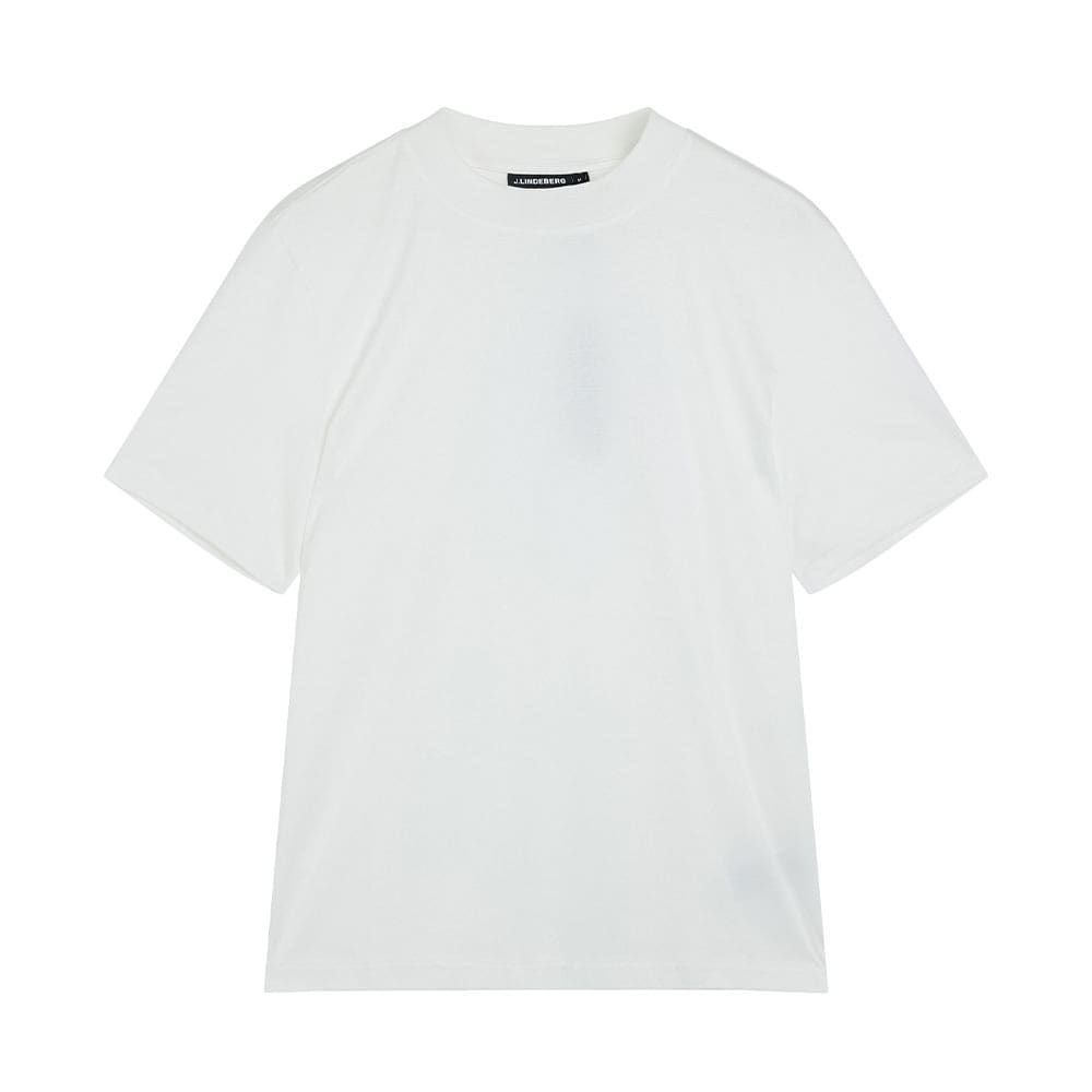 Ace Mock Neck T-Shirt, White