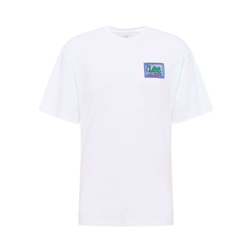 80S Loose Graphic Tee, Bright White