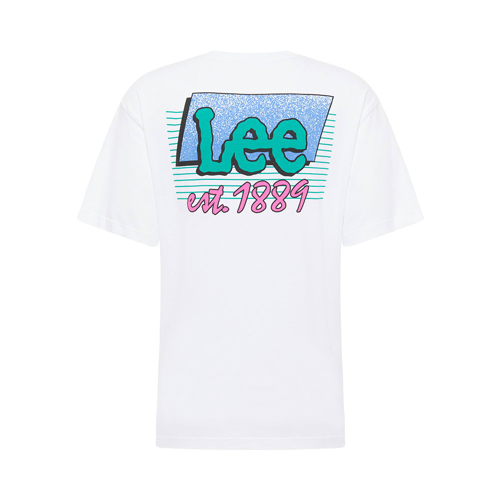 80S Loose Graphic Tee, Bright White