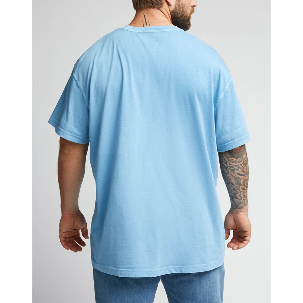 Relaxed Pocket Tee, Ice Blue