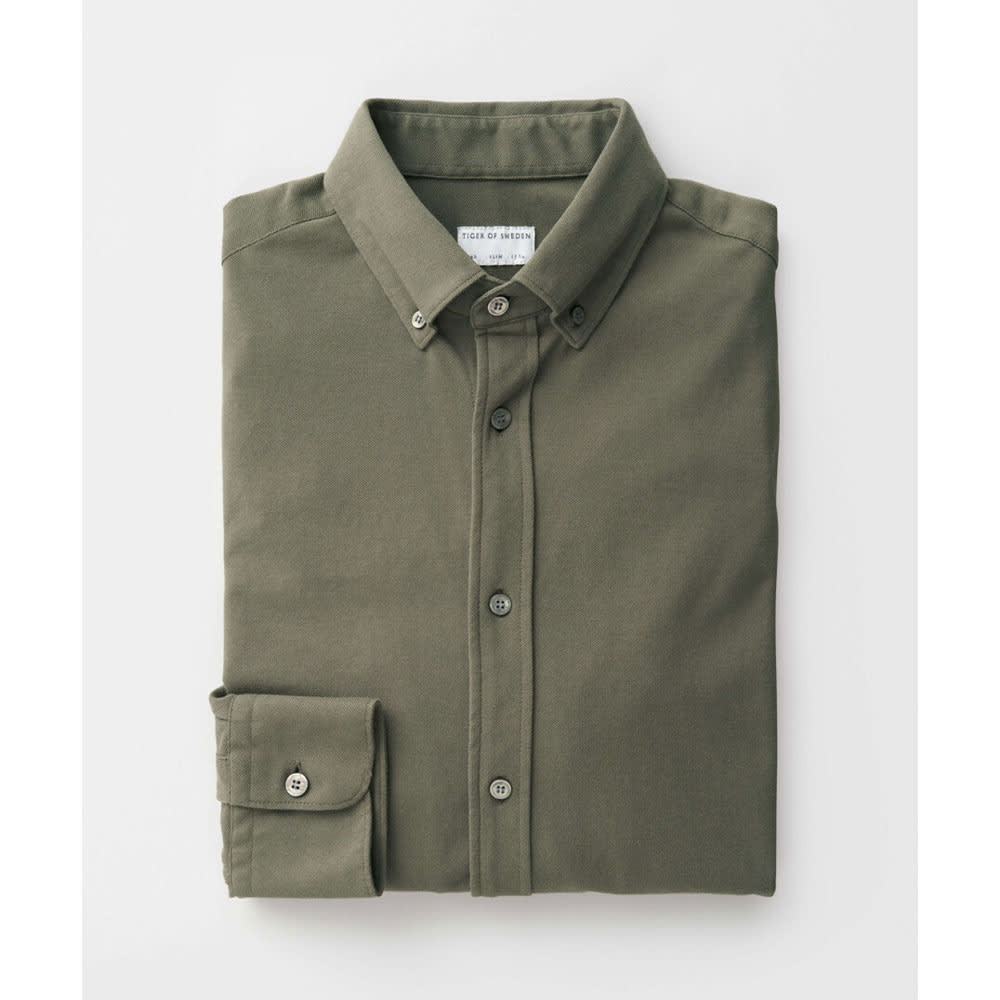 Fenald Shirt, Dusty Green
