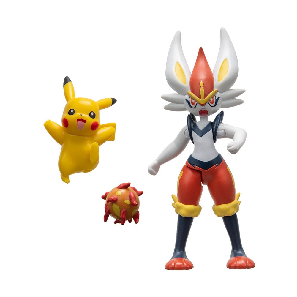 Figure Set 2-pack Cinderace & Pikachu
