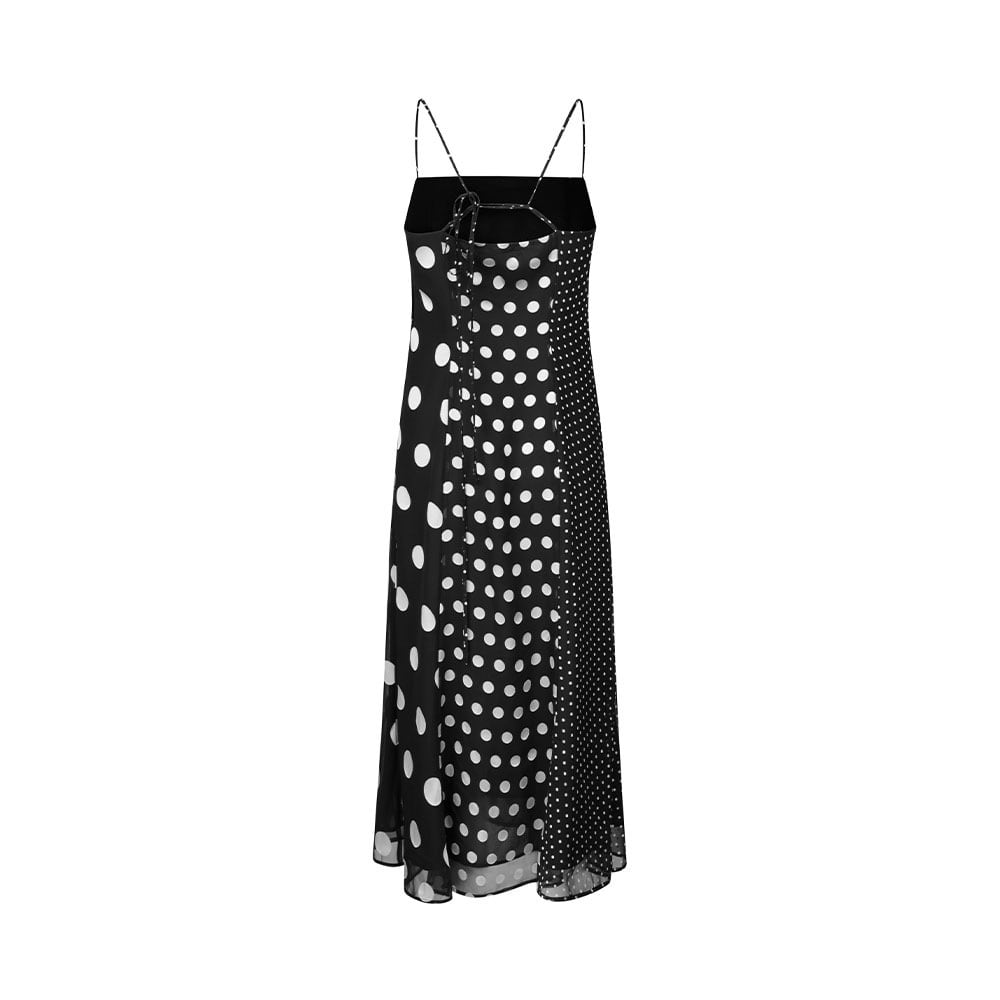 Annah dress aop 14495, Black Dot