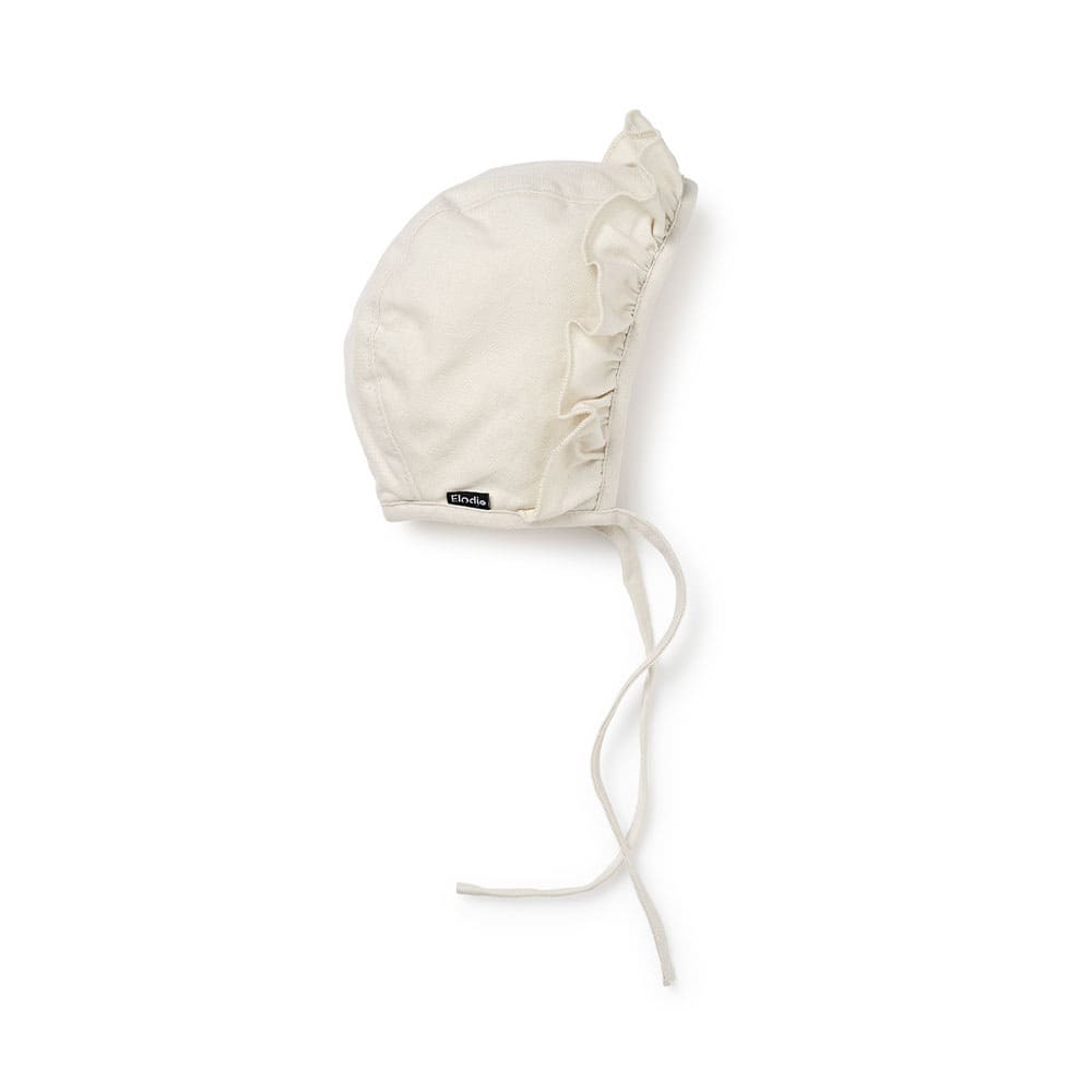 Creamy White Winter Bonnet Babymössa 6-12mån, 6-12M, White