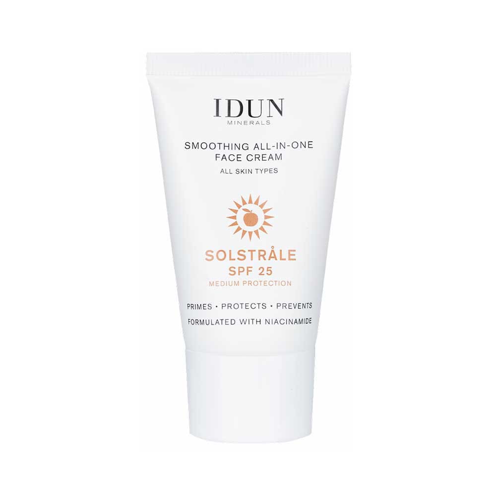 Smoothing All-in-One Face Cream Solstråle SPF 25 från IDUN Minerals