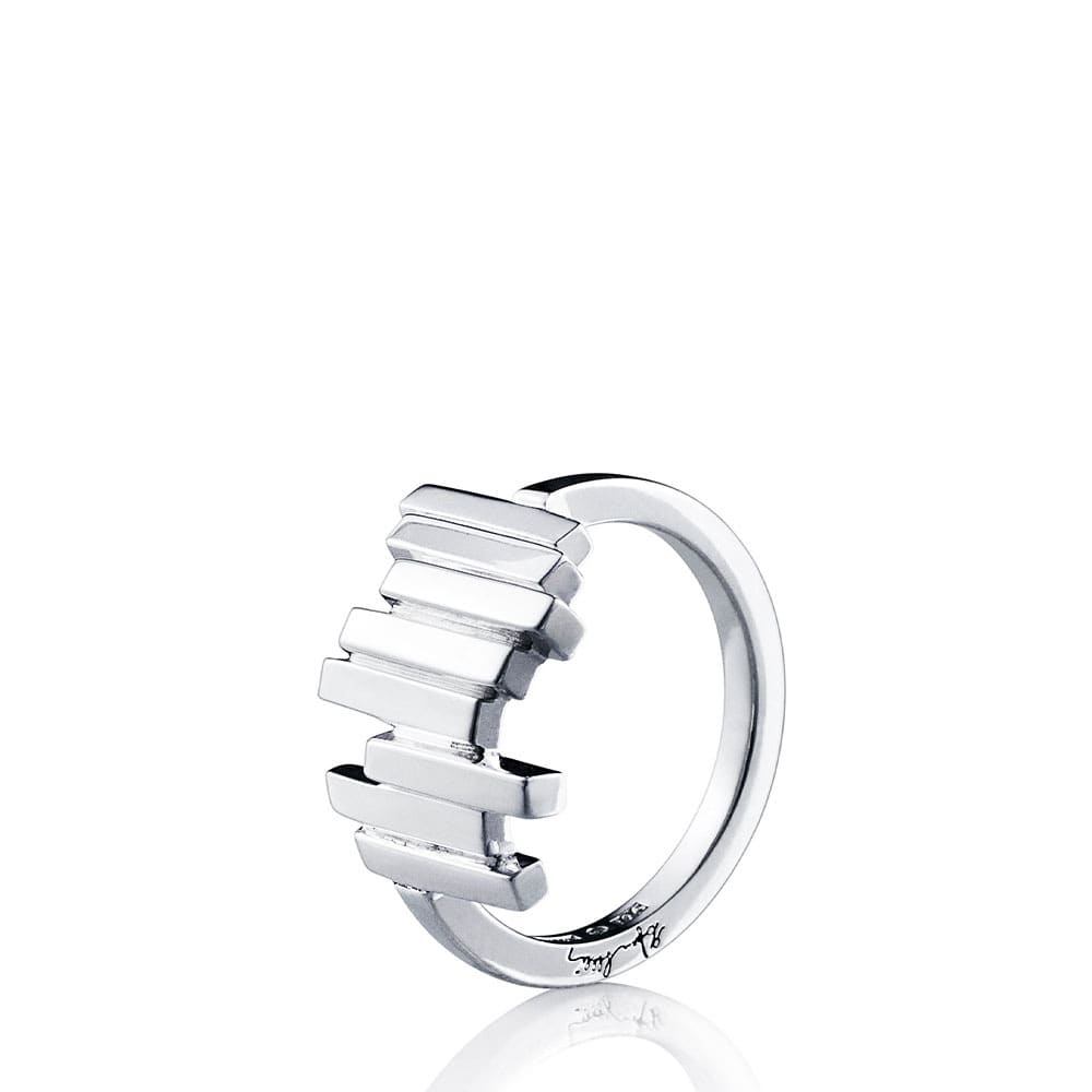 Stairway To Heaven Ring, Silver