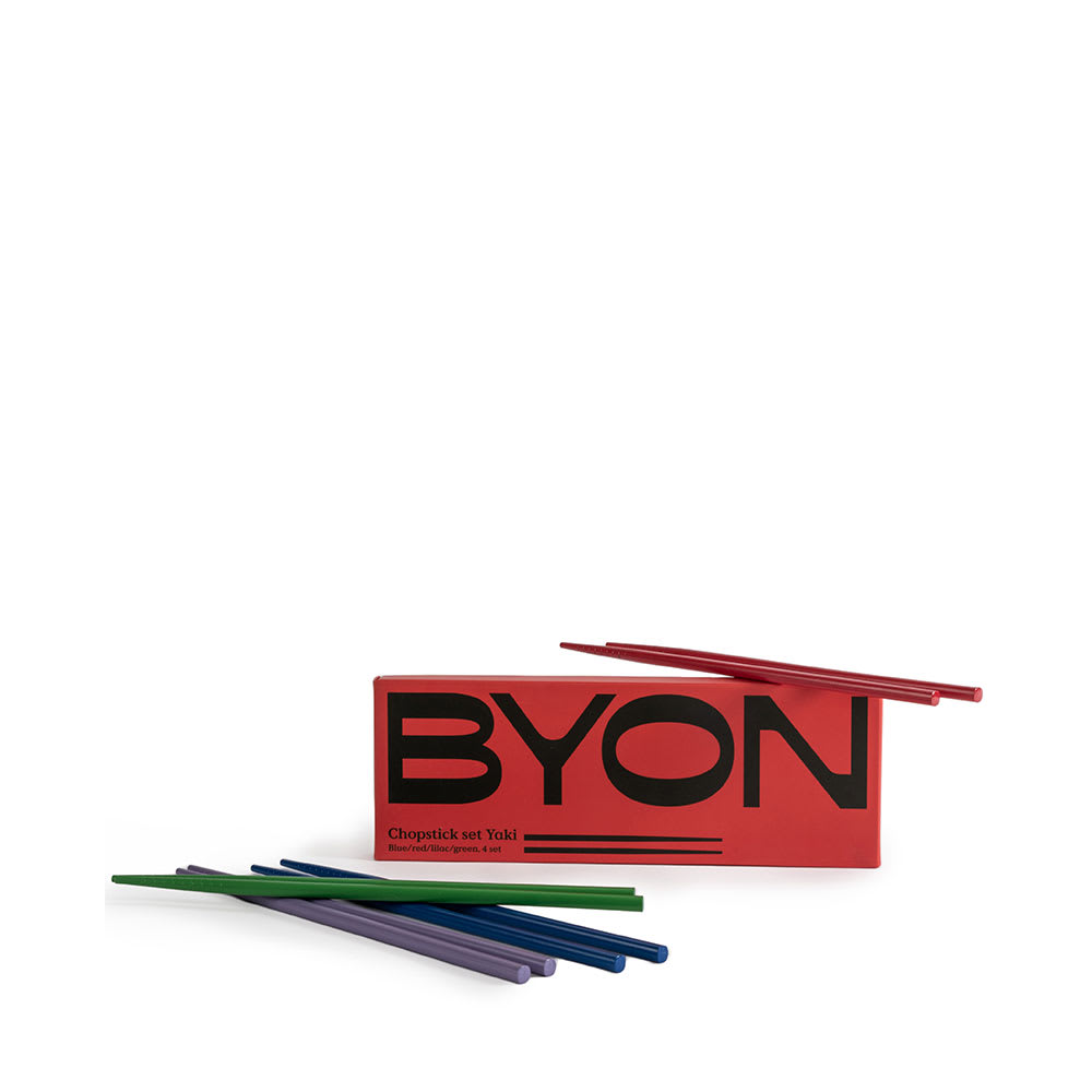 Chopstick set Yaki 4 set/box Multi från Byon