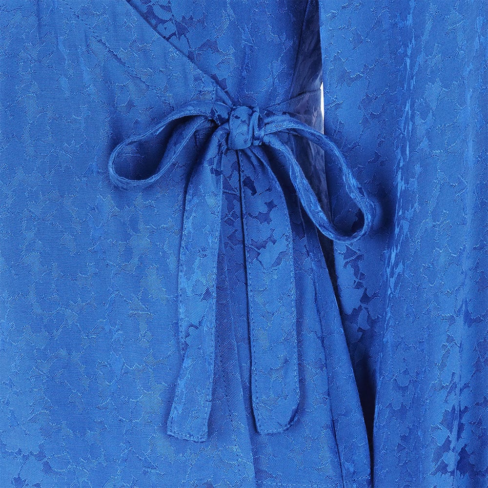 SRKenzie Wrap Blouse, Sodalite Blue