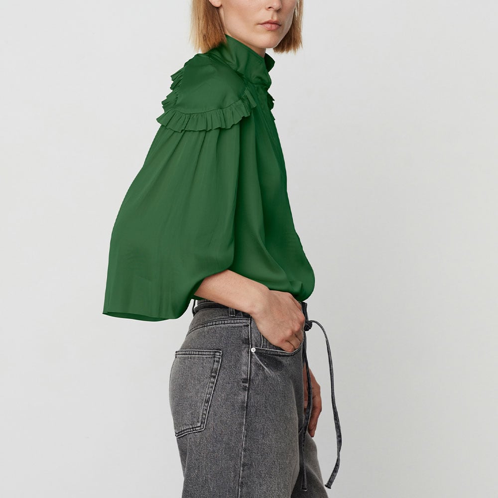 Mateo - Modern Drape Blouse