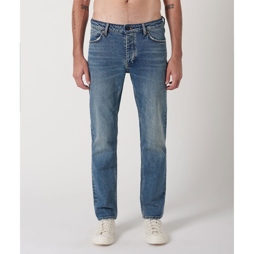 Ray Straight Shock Jeans, Organic Vintage Blue
