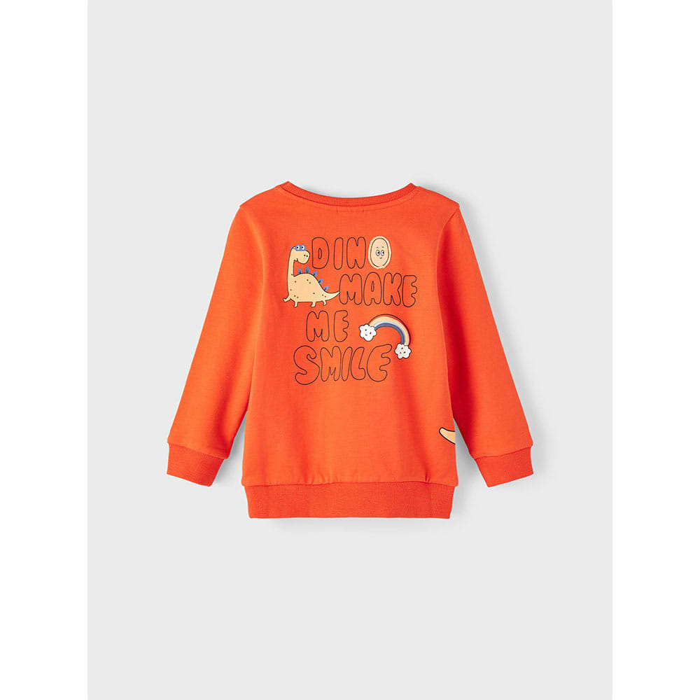 Tröja NMMTOMS SWEAT BOX BRU