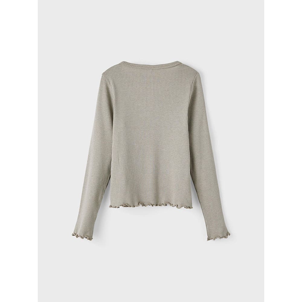 Blus NKFTASIFFA LS SHORT SLIM TOP
