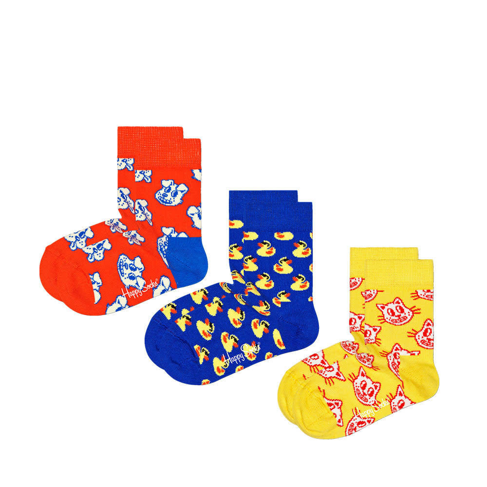 Kids 3-pack Animal Sock från Happy Socks