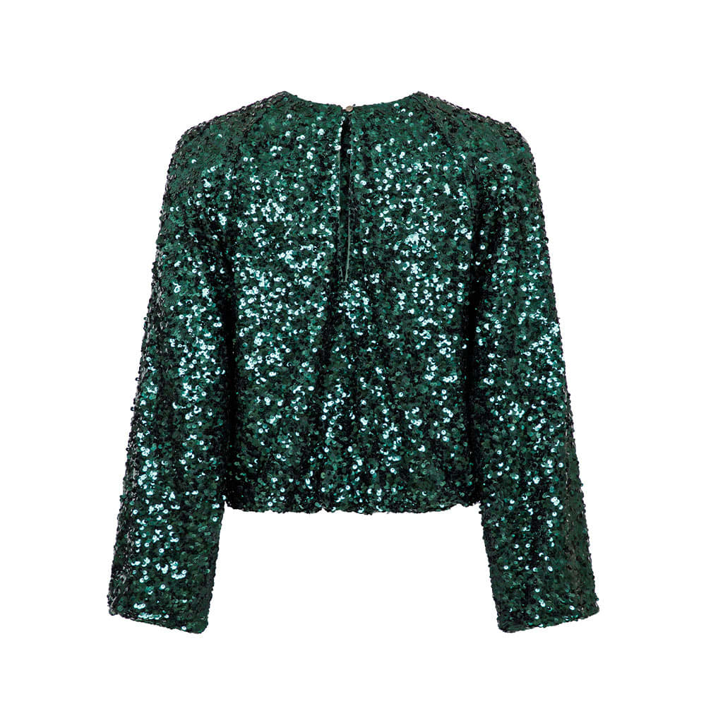 Fall Sequins Blouse