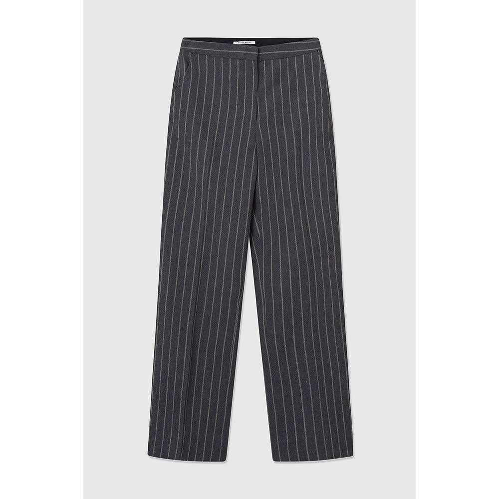 Willow Wool Trousers, Charcoal