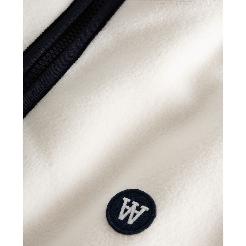 Jay Zip Fleece Sweatshirt, Off-white