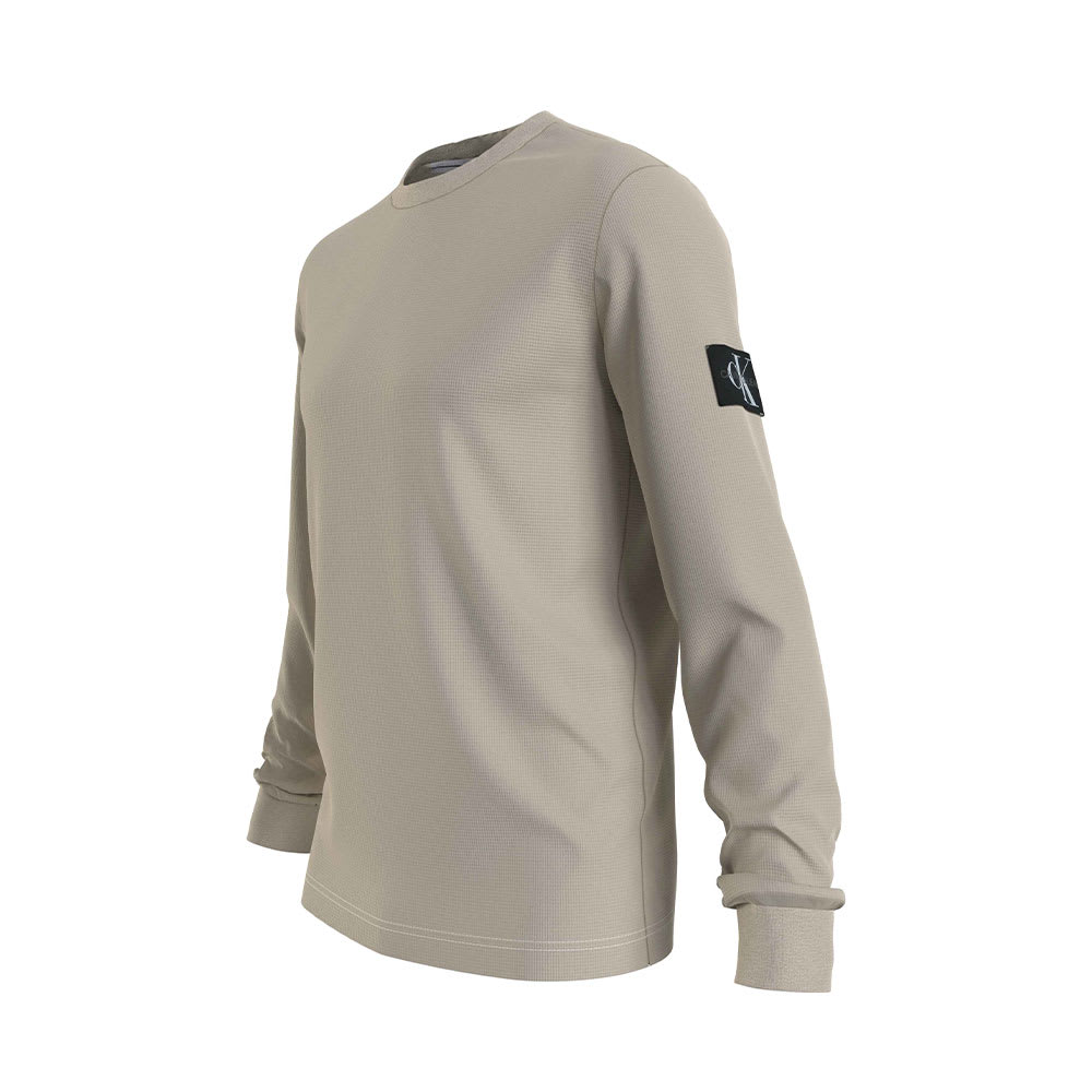 Monologo Badge Waffle LS Tee