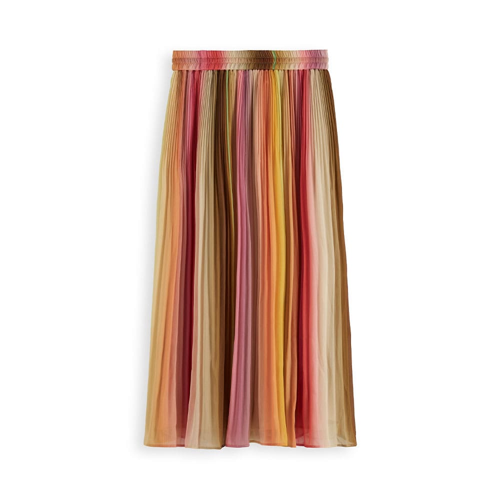 Pleated chiffon Skirt