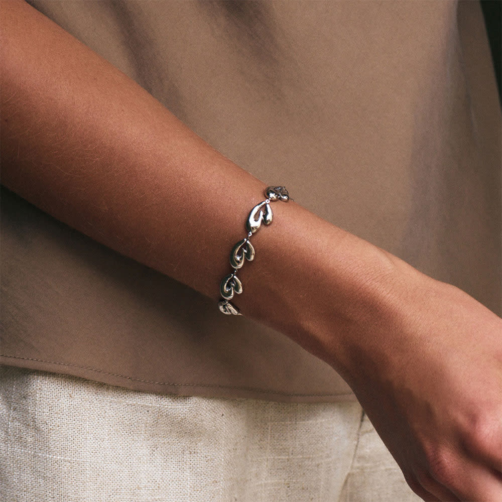 Heartbeats Bracelet Steel