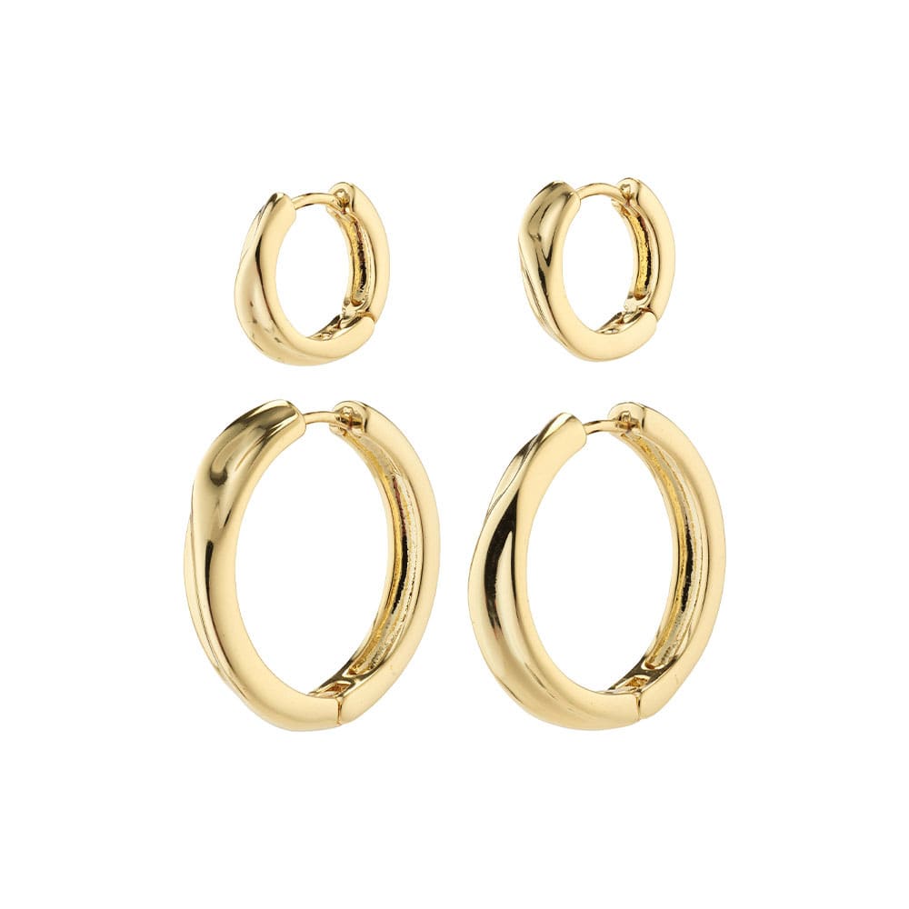 Allie Earrings, Gold Plated