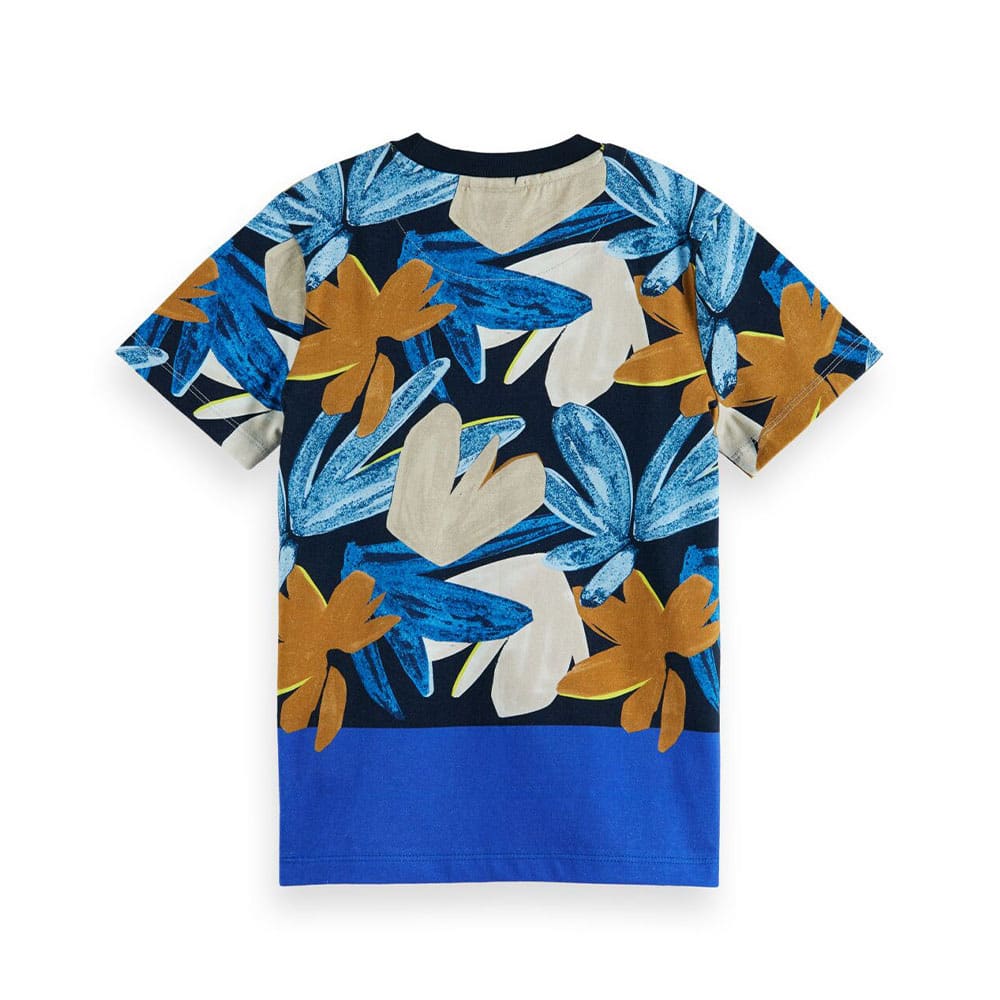 Kortärmad T-shirt med mönster