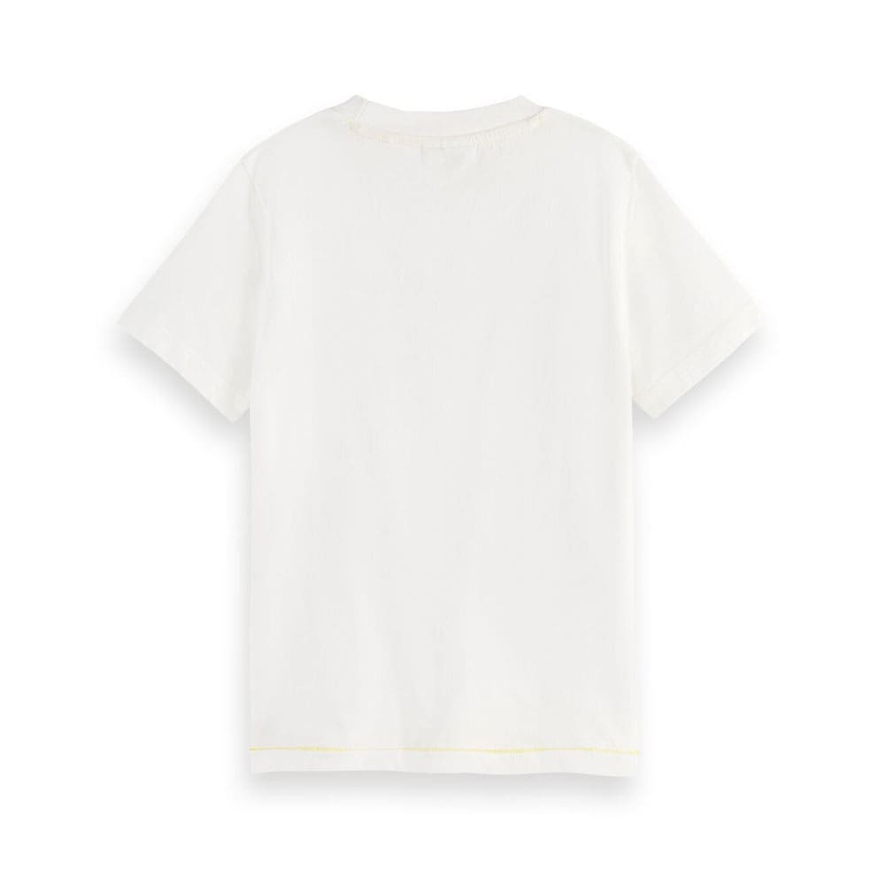 Kortärmad t-shirt med tryck, Off White