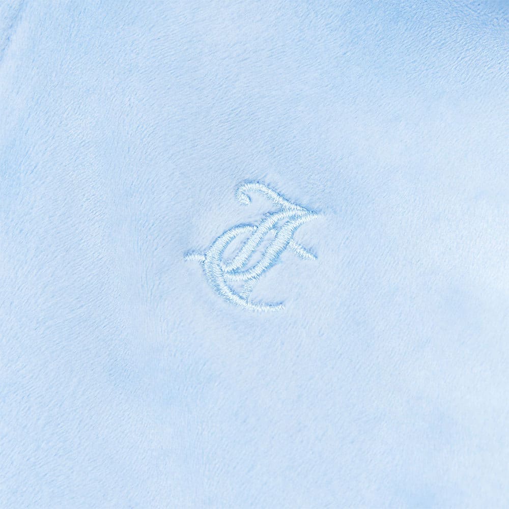 Hood Tonal Embro Velour Zip Thru Hoodie