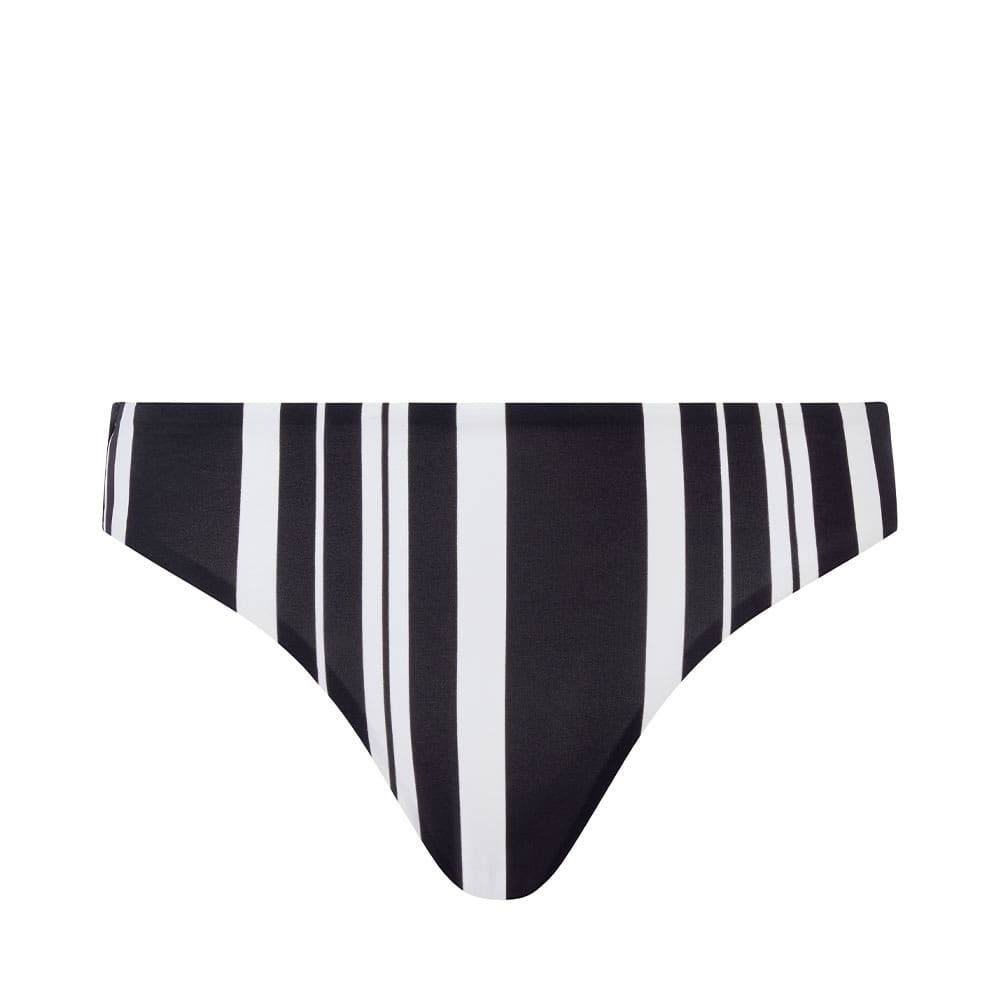 Maui Brief Bikini, Black Stripes