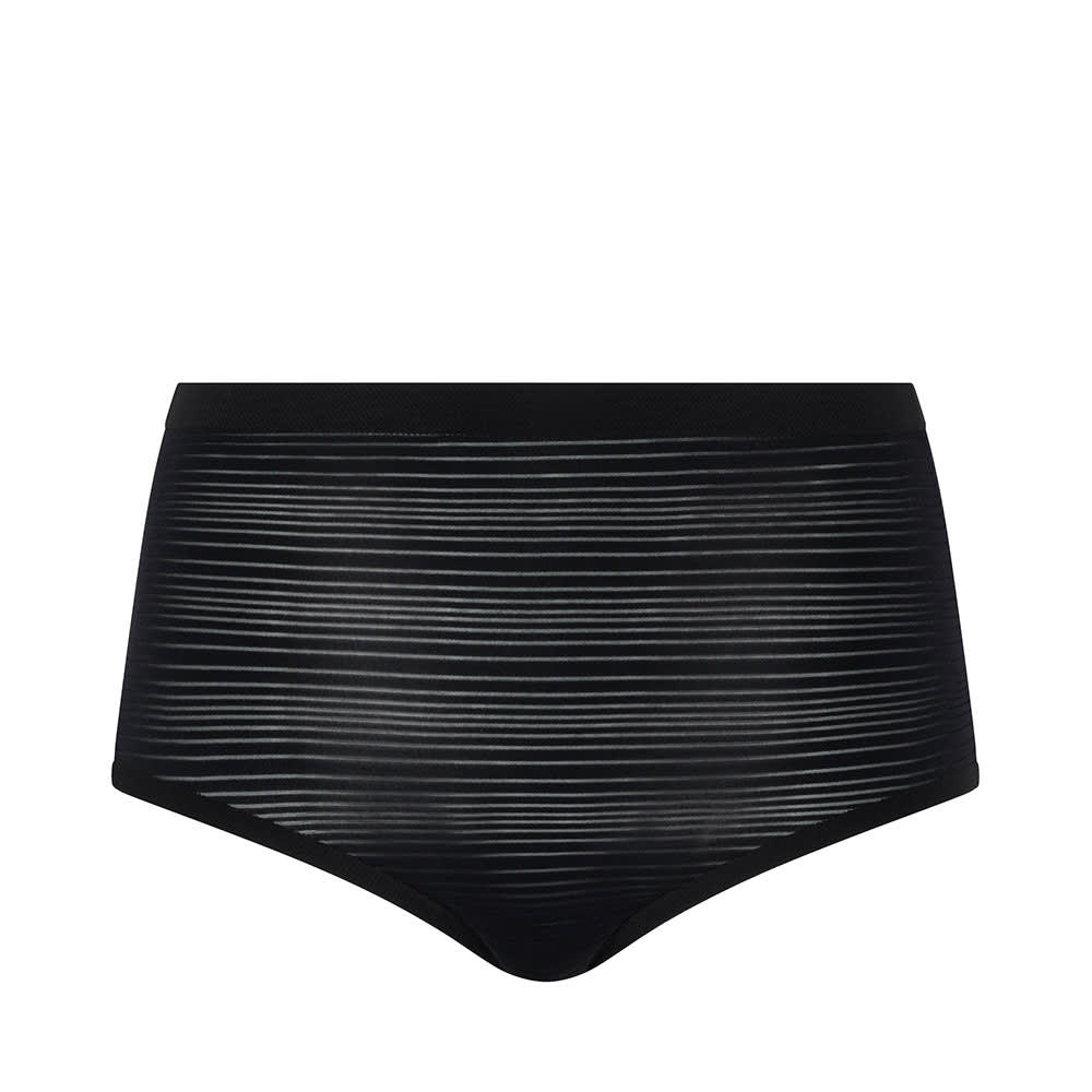 Soft Stretch Stripes High Waist Brief från Chantelle