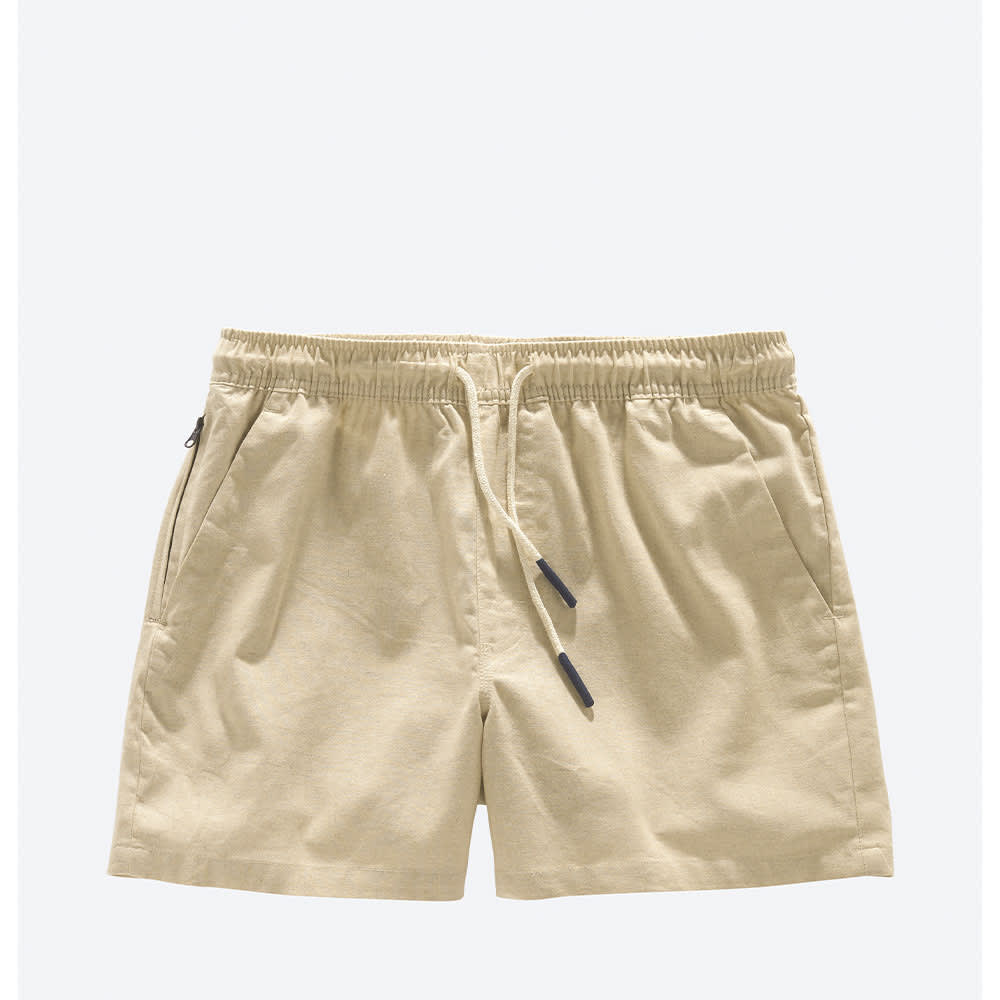 Beige Linen Shorts från OAS