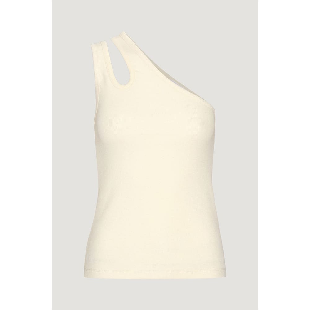 Rib Jersey Cut-Out Top