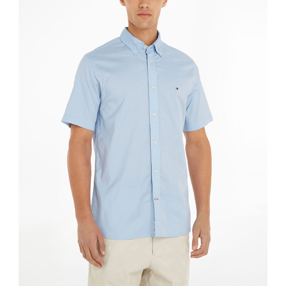 FLEX POPLIN RF SHIRT S/S Shirts / Woven Tops från Tommy Hilfiger