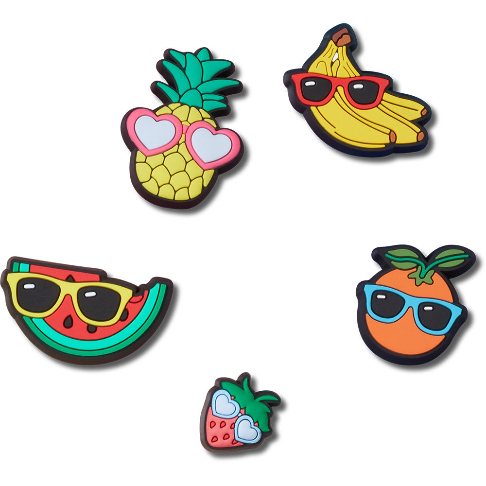 Jibbitz Cute Fruit with Sunnies 5 Pack