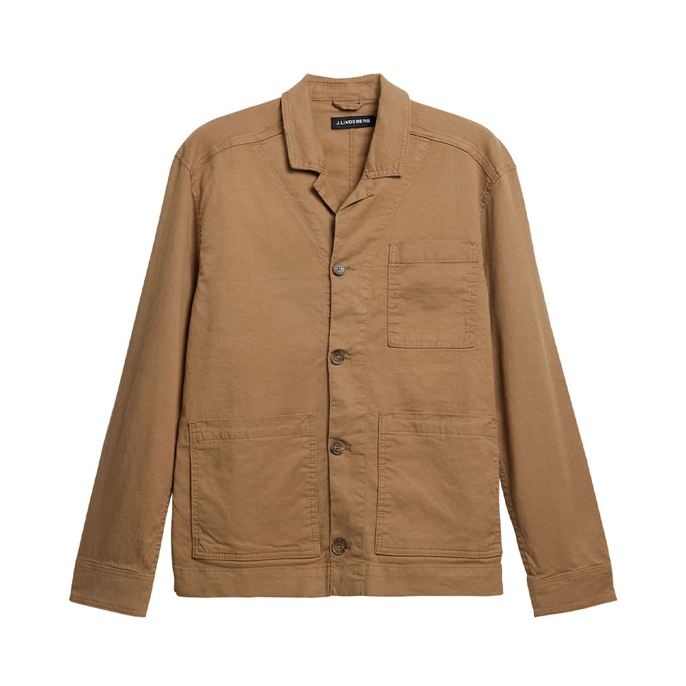 Errol Linen workwear overshirt