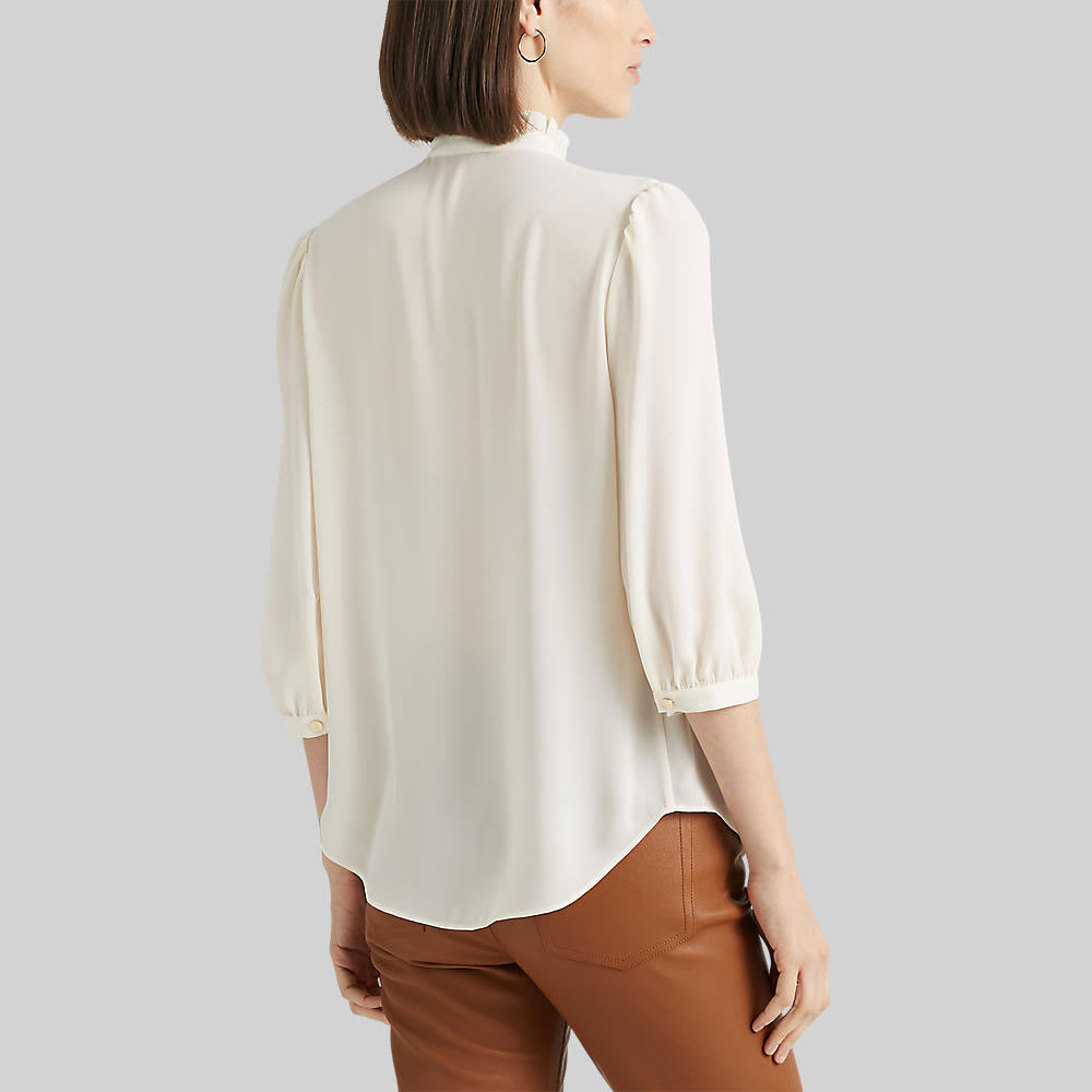 Pleated Georgette Blouse