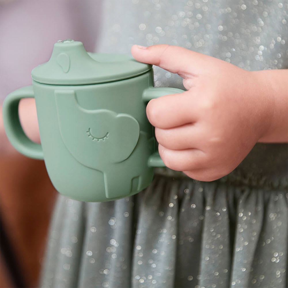 Peekaboo spout cup Elphee Green