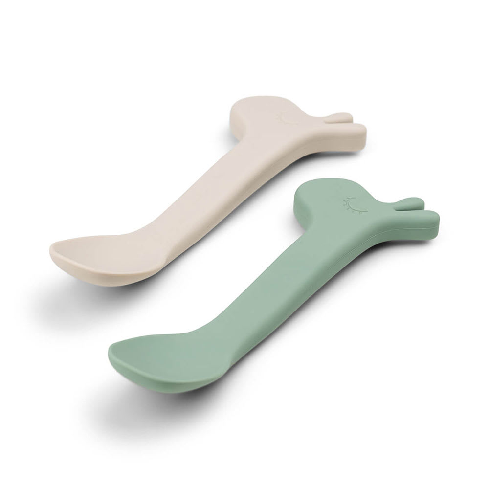 Silicone spoon 2-pack Lalee Green