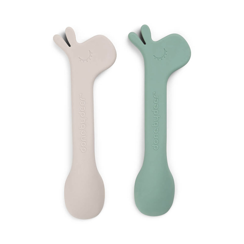 Silicone spoon 2-pack Lalee Green