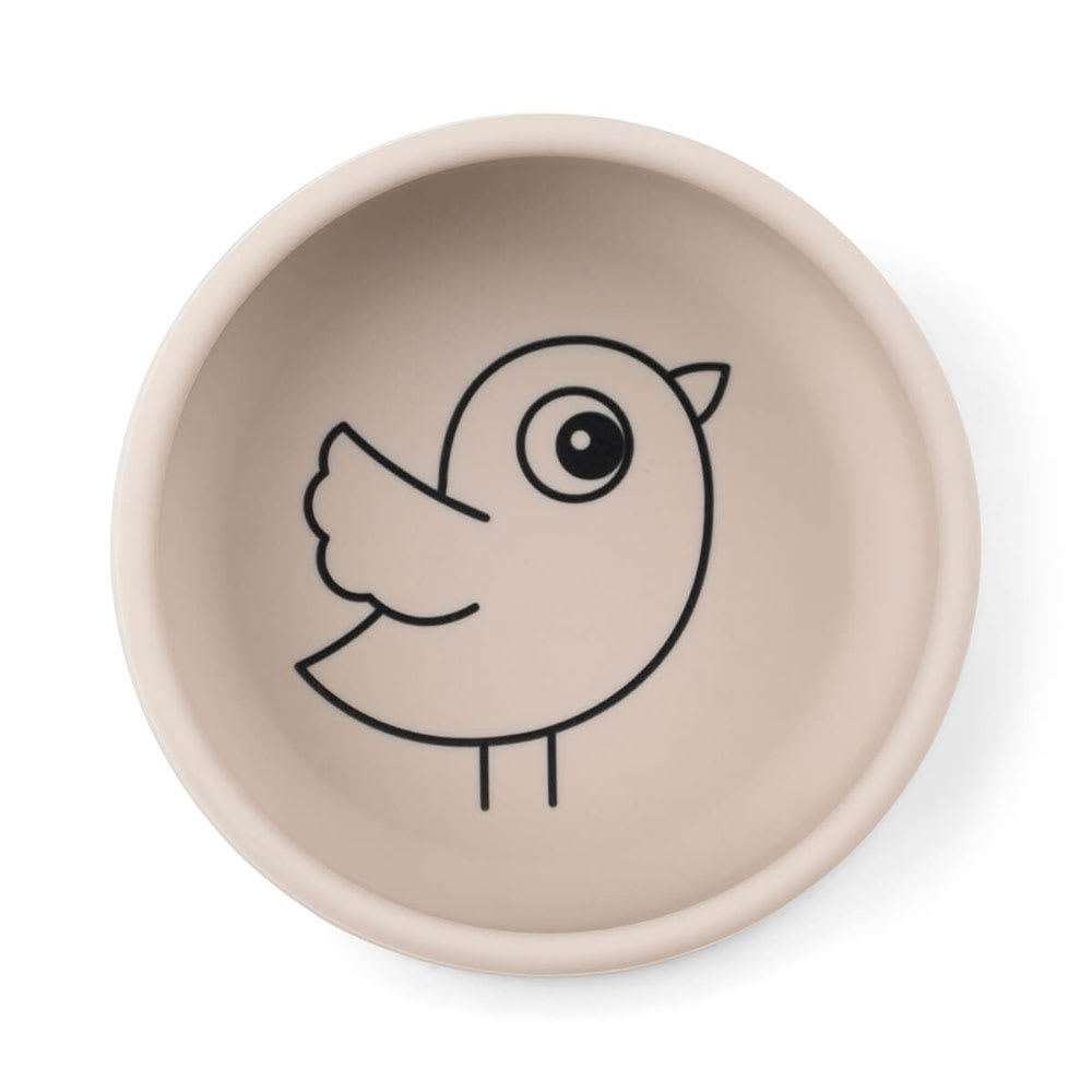 Silicone first meal set Birdee Sand