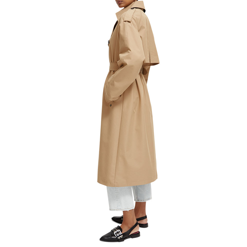 Oversized classic trench