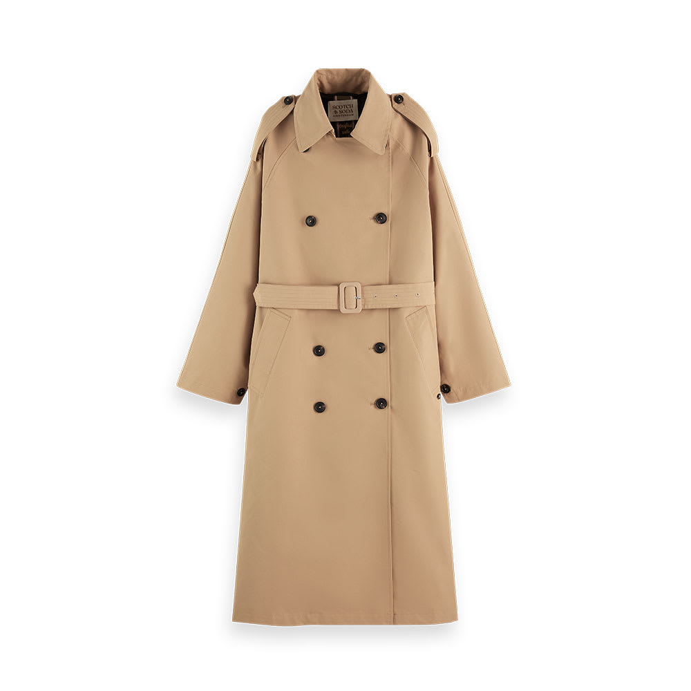 Oversized classic trench