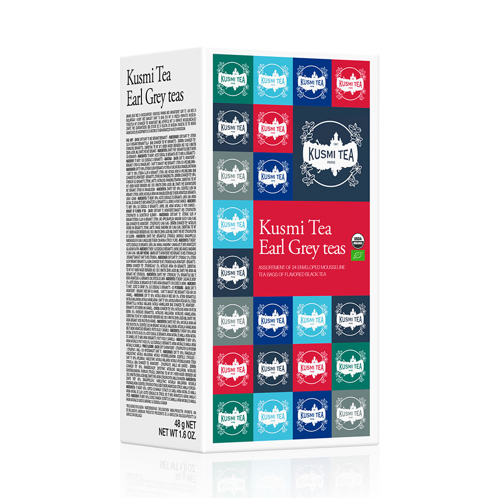 Ekologisk Earl Grey Blends - Låda med 24 tepåsar