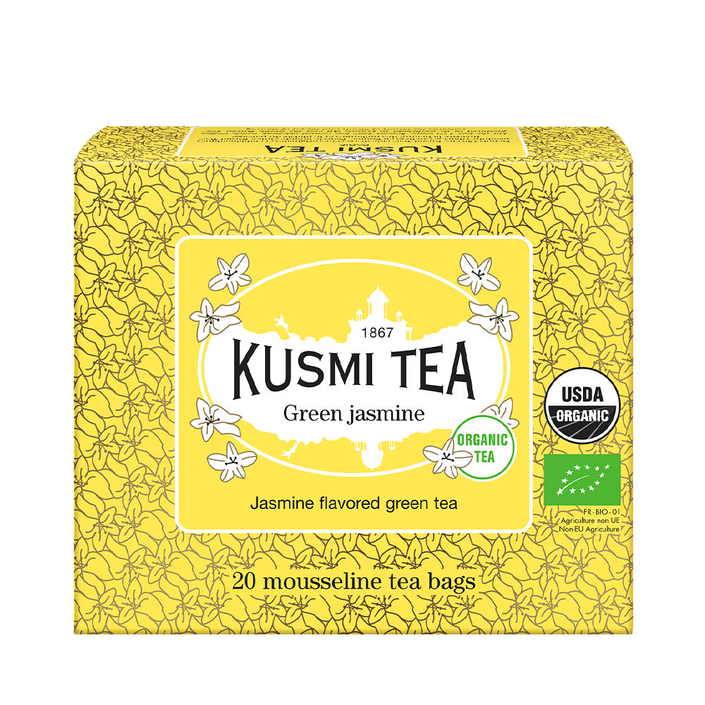 Ekologisk Green Tea jasmine - Låda med 20 tepåsar
