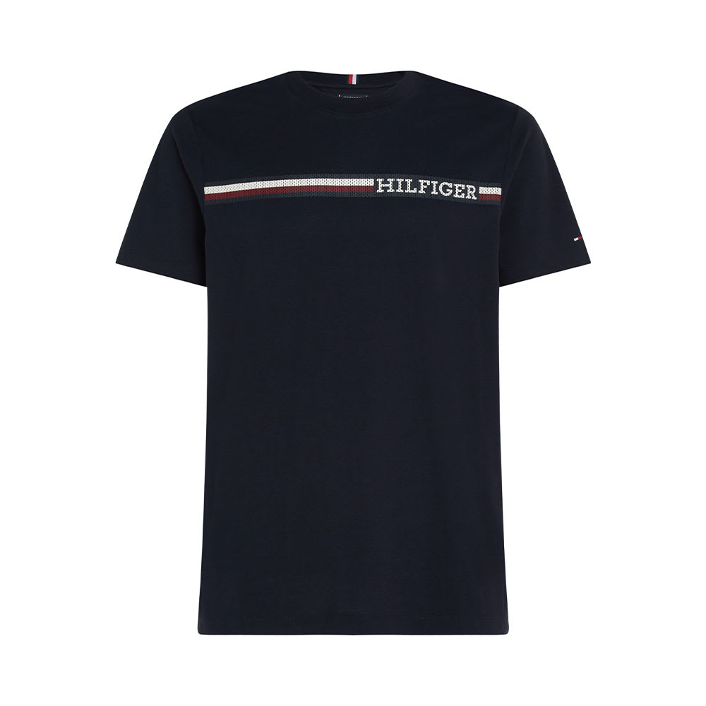 Tommy Hilfiger logo stripe t-shirt