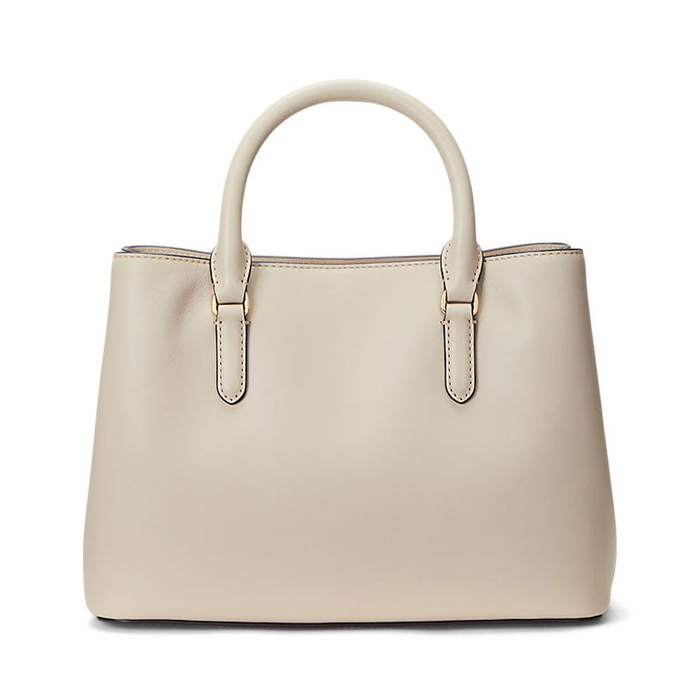Smooth Leather Small Marcy Satchel