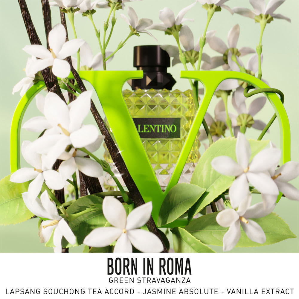 Born in Roma Donna Green Stravaganza Eau de Parfum i 50 ML från Valentino Åhlens Born in Roma Donna Green Stravaganza Eau de Parfum i 50 ML från Valentino Åhlens
