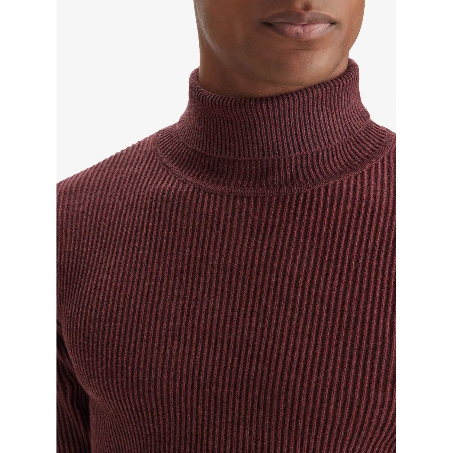 Turtleneck Ribbad Pimabomull