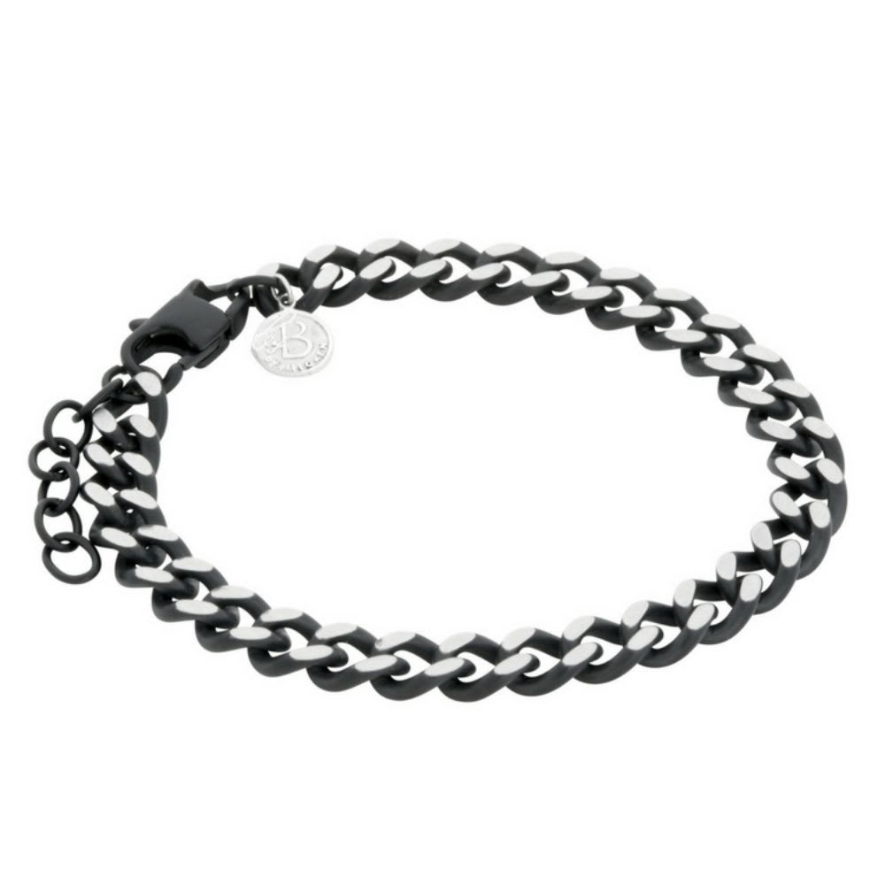 Sylvester Steel Bracelet Black från by BILLGREN